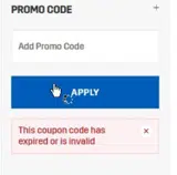 Rhino Rack coupon verification screenshot