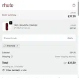 RHUTE10 coupon verification screenshot
