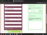 Ribbon Bazaar coupon verification screenshot