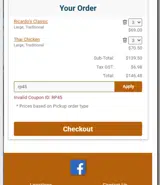 rp45 coupon verification screenshot