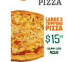 pizza3 coupon verification screenshot