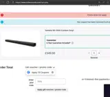 TV25 coupon verification screenshot