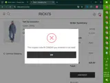 RI-CANDAY coupon verification screenshot