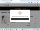 EXTRA20 coupon verification screenshot