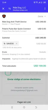 SAVE50 coupon verification screenshot