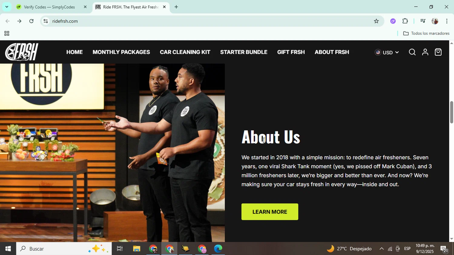 Ridefrsh promo code screenshot showing code soulstang applied at Ridefrsh checkout page. Uploaded by SimplyCodes community member Mujerdejunnior on Dec 10, 2025