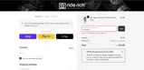 rich.rides10 coupon verification screenshot