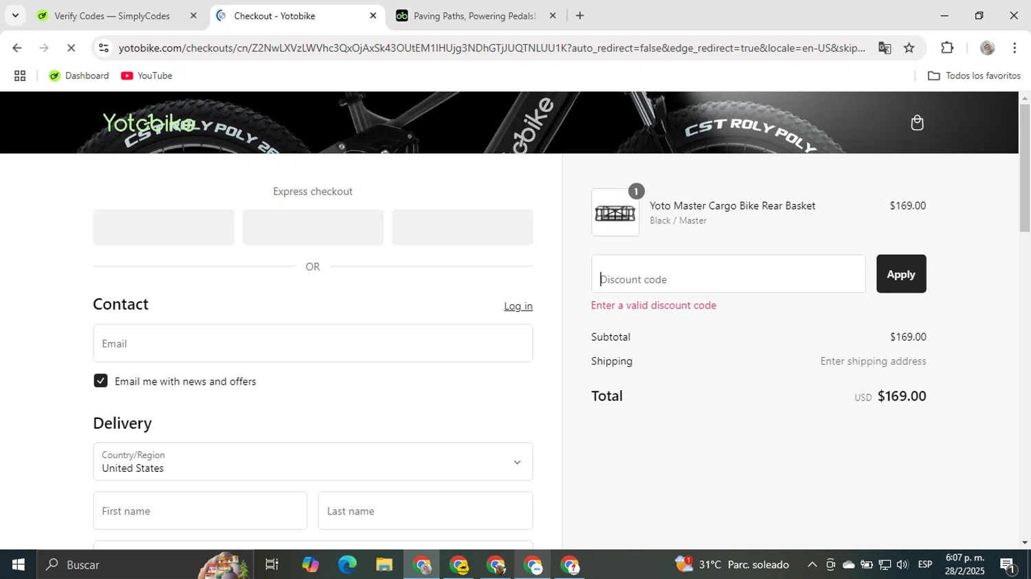 RideStore discount code screenshot showing code SPRING19 applied at RideStore checkout page. Uploaded by SimplyCodes community member OldManEmu on Mar 1, 2025