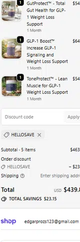 HELLOSAVE coupon verification screenshot