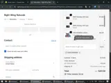 Right Wing Naturals coupon verification screenshot
