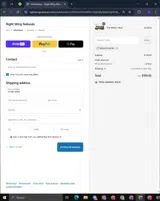 Right Wing Naturals coupon verification screenshot