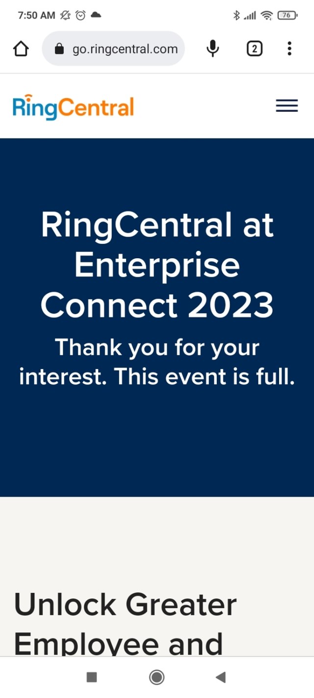 RingCentral checkout page showing RingCentral promo code box | Screenshot taken by SimplyCodes community member on May 2, 2023
