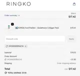 RINGKO coupon verification screenshot