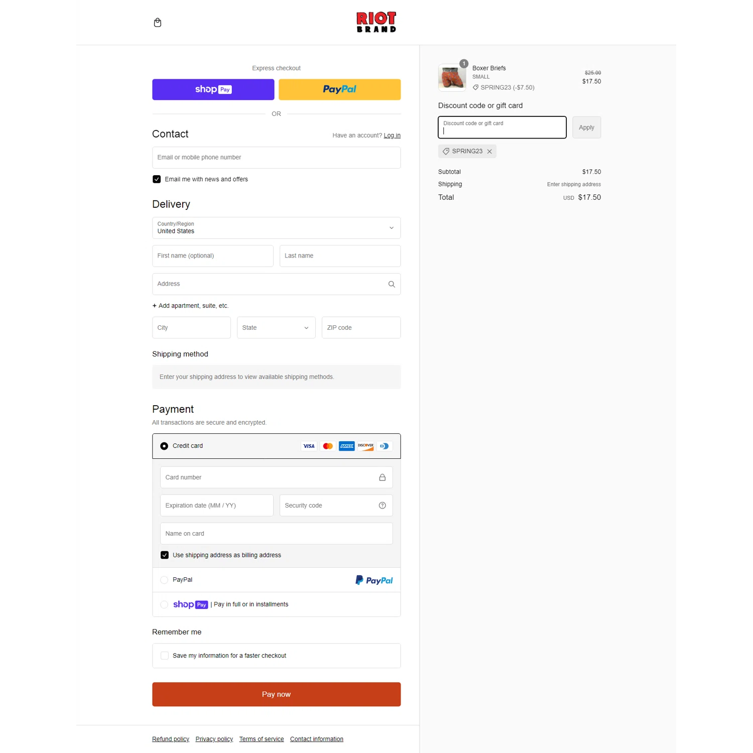 Riot Fest checkout page showing Riot Fest promo code box | Screenshot taken by SimplyCodes community member on Sep 1, 2023