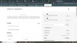 Riot Swim coupon verification screenshot