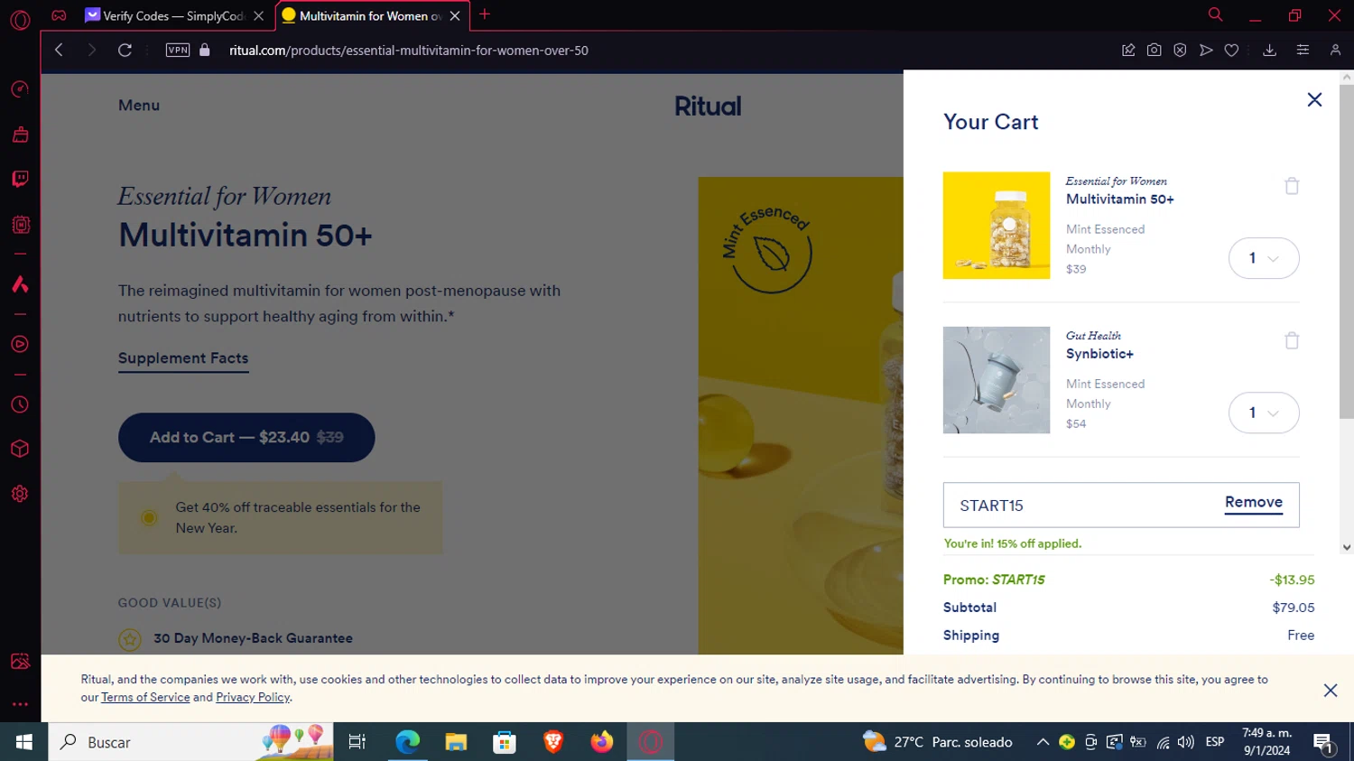 Ritual Promo Codes – 40% Off | January 2024