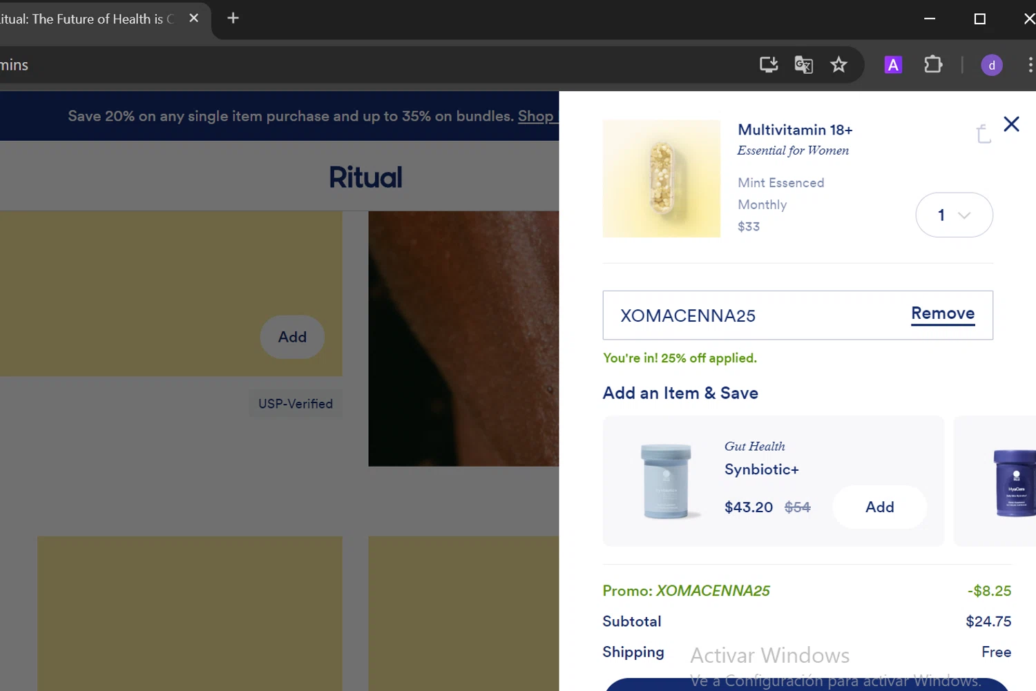 Ritual Promo Codes 25 Off May 2024