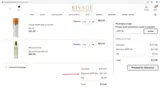 Rivage Care coupon verification screenshot