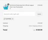 Quad Cities River Bandits coupon verification screenshot