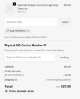 Quad Cities River Bandits coupon verification screenshot