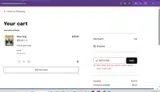 WELCOME coupon verification screenshot