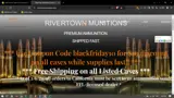 Rivertown Munitions coupon verification screenshot