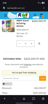 Sale10 coupon verification screenshot