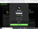 Launch50 coupon verification screenshot