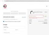 RLT Home coupon verification screenshot