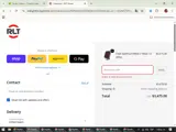 RLT Home coupon verification screenshot