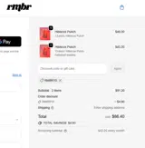 RMBR10 coupon verification screenshot
