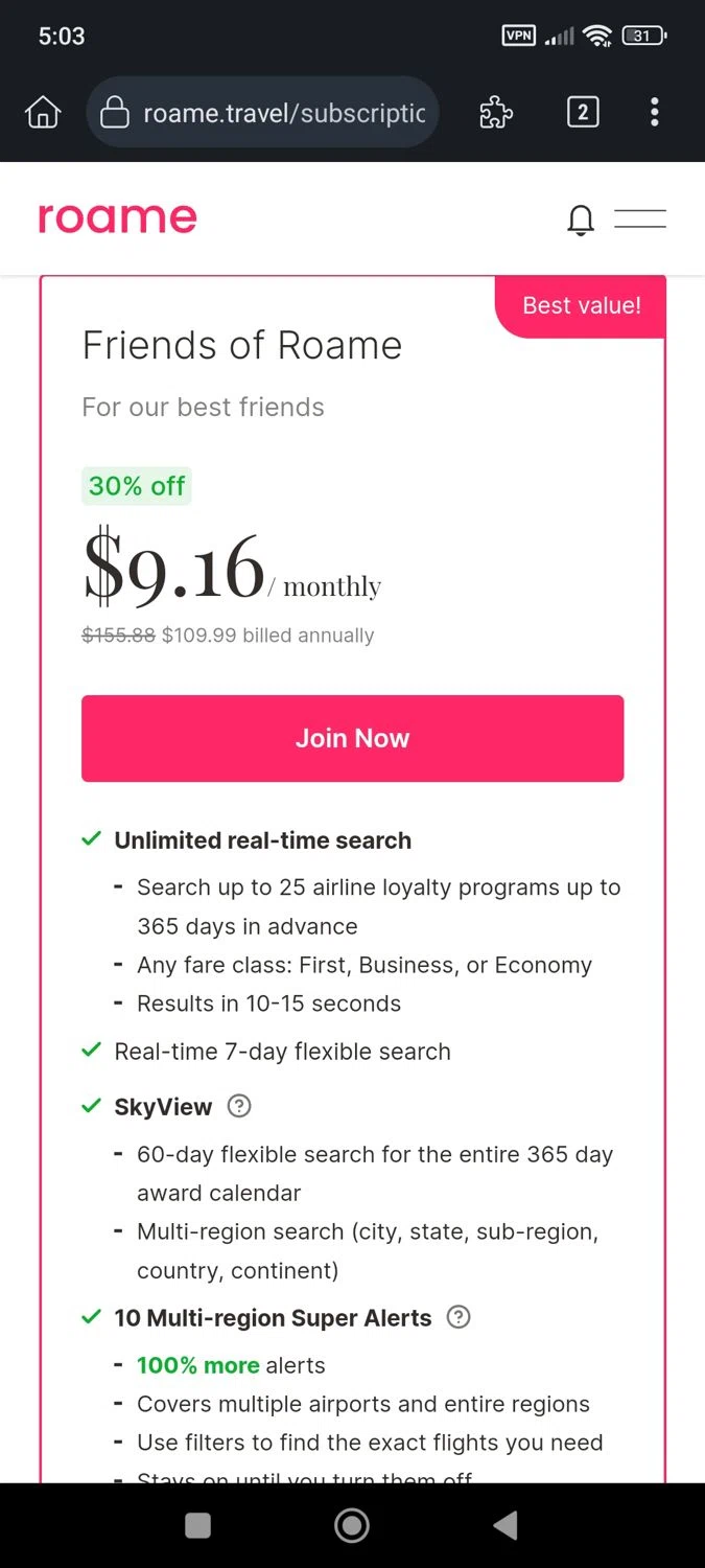 Roame.Travel promo code screenshot showing code get85 applied at Roame.Travel checkout page. Uploaded by SimplyCodes community member nerimarsantaella on Sep 30, 2025