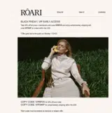 ROARI coupon verification screenshot