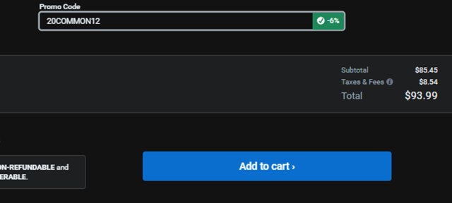 Roaring Camp checkout page showing Roaring Camp promo code box | Screenshot taken by SimplyCodes community member on Dec 10, 2023