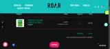 ROAR25 coupon verification screenshot
