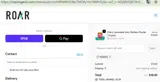 ROAR25 coupon verification screenshot