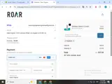 ROAR25 coupon verification screenshot