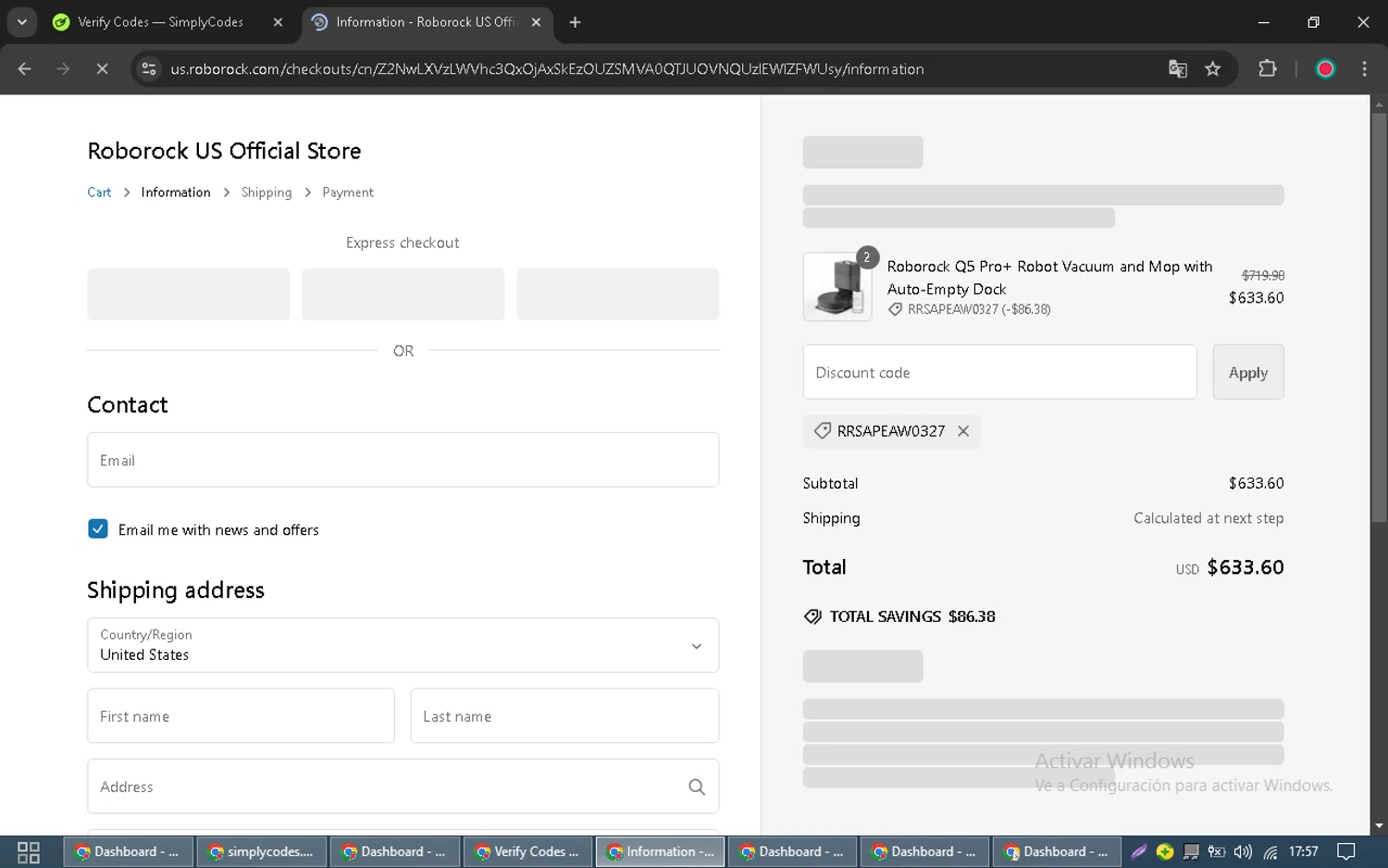 how to use Roborock coupons
