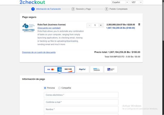 Robotask checkout page showing Robotask promo code box | Screenshot taken by SimplyCodes community member on Jun 28, 2025