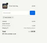 Rocco & Roxie Supply coupon verification screenshot