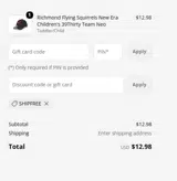 Rochester Red Wings coupon verification screenshot