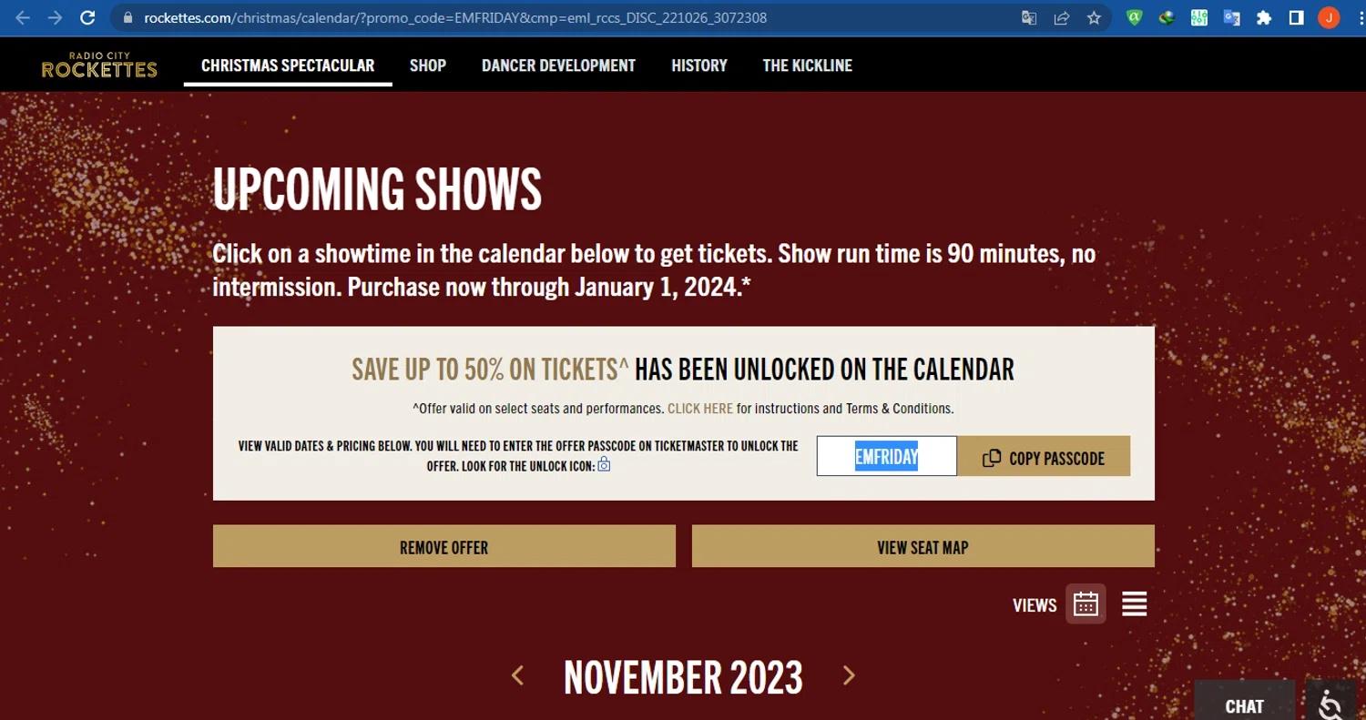 Rockettes Discount Codes 35 Off October 2024