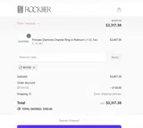 RH150 coupon verification screenshot