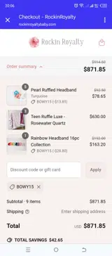 Rockin Royalty coupon verification screenshot