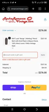 FLASH25 coupon verification screenshot