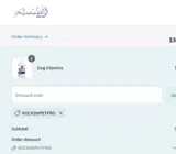 ROCKSWPETPRO coupon verification screenshot