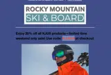 Rocky Mountain Ski and Board coupon verification screenshot