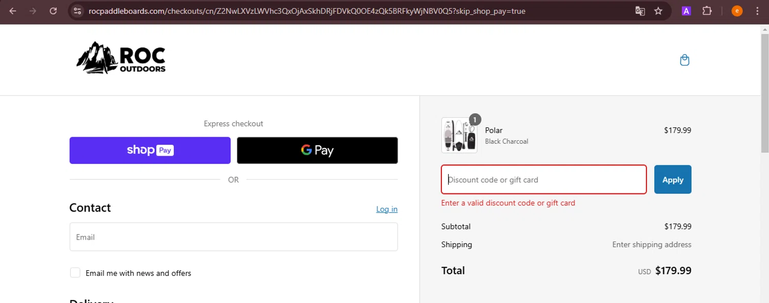 ROC SUP Co. promo code screenshot showing code LUISA15 applied at ROC SUP Co. checkout page. Uploaded by SimplyCodes community member NobleElite1598 on Jan 12, 2025