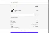 Rodeo Mart coupon verification screenshot