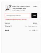 ADDTOCART coupon verification screenshot